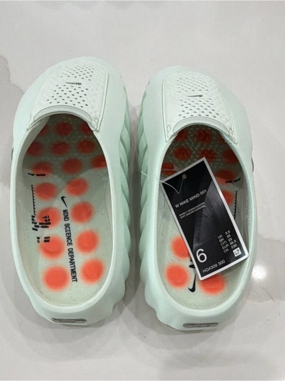 Nike Mind Slides Mint Green - Picture 4 of 4